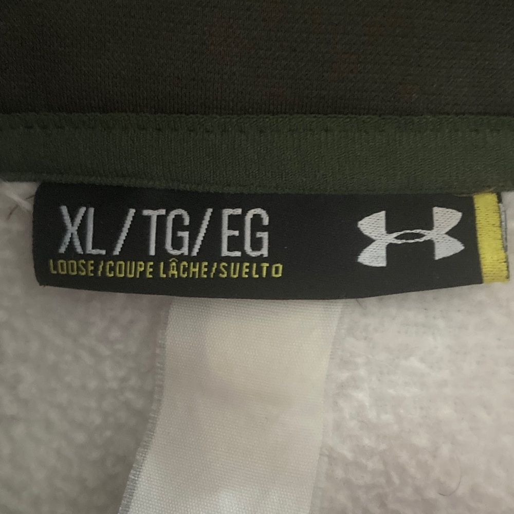 Under Armour mens XL real tree extra camo hoodie outdoor hunting fishing logo - Picture 3 of 6
